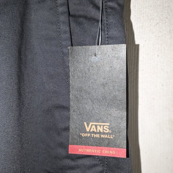 Vans Asphalt Gray / Grey Chino Size 30, Slim Fit - Picture 6 of 7